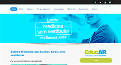 Desktop Screenshot of medicinanaargentina.med.br