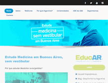 Tablet Screenshot of medicinanaargentina.med.br