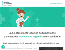 Tablet Screenshot of medicinanaargentina.com.br